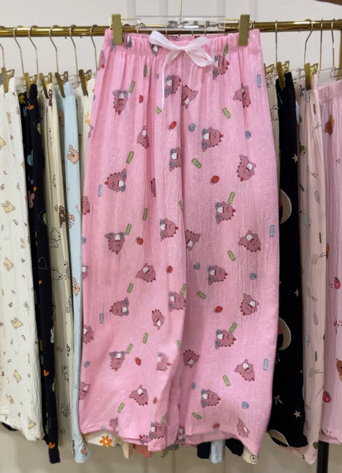 Summer Cute Print Loose Pyjamas